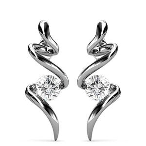 Serpent Earrings Embellished With SWAROVSKI® Crystals by RN Covenant Jewelry